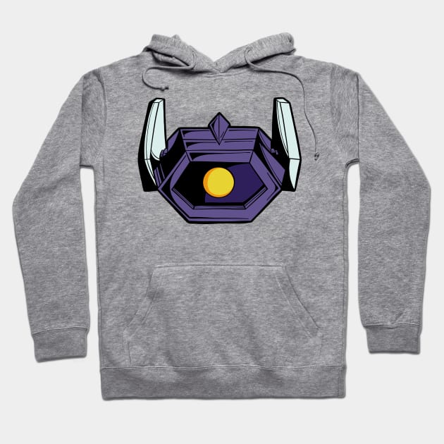 1980's Retro Bad Guy Shockwave Hoodie by Chris Nixt